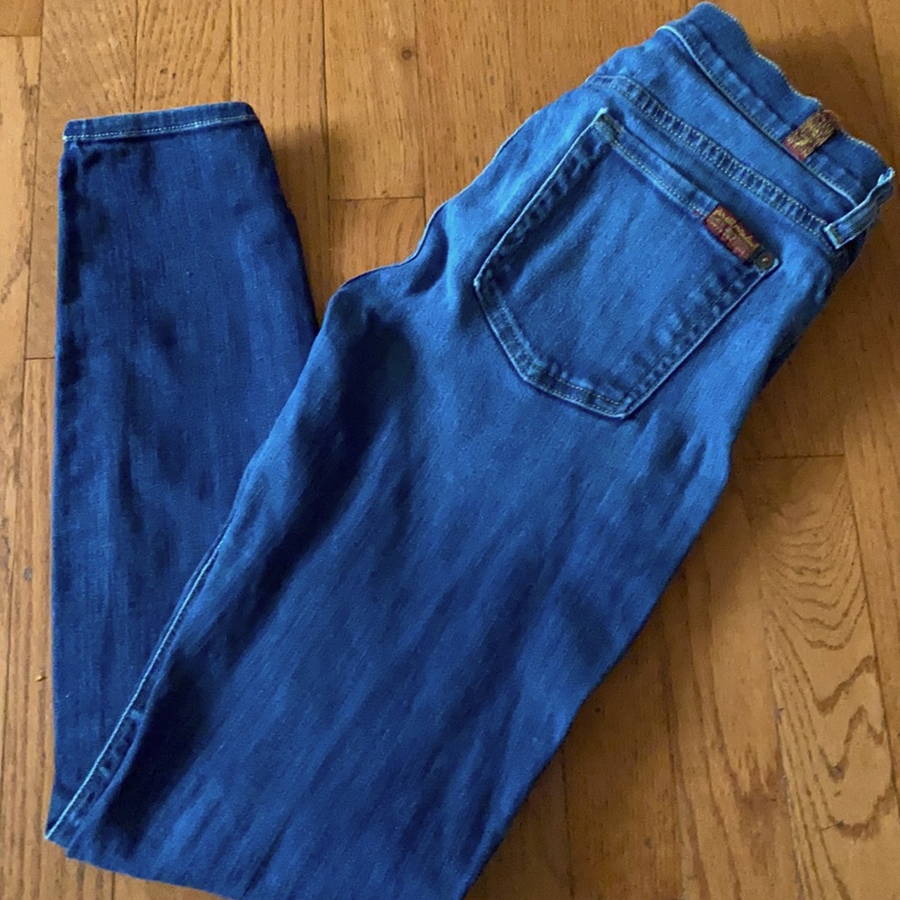 7 for all man kind skinny jean size 28